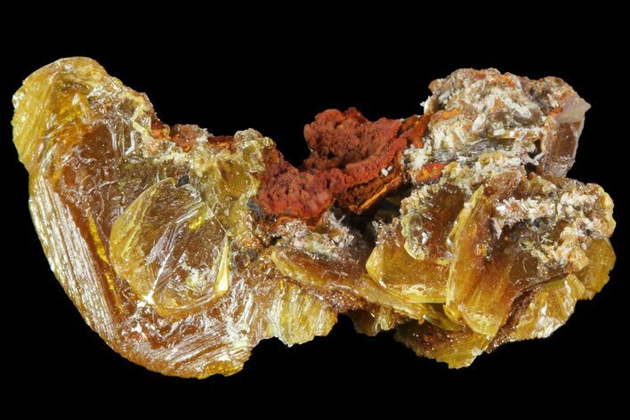 Wulfenite Crystals Cluster - Mexico #67712